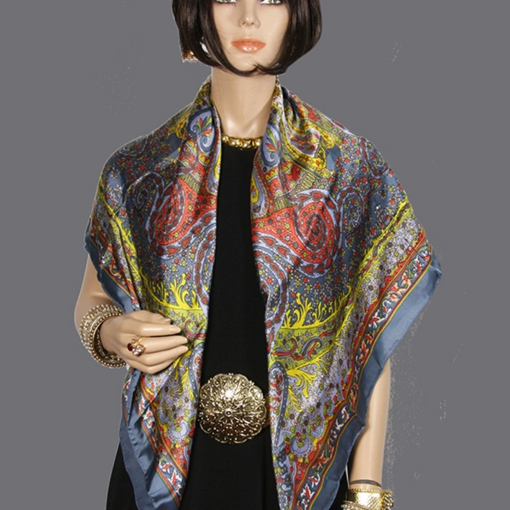 Silk Scarf - Picture 2 of 8
